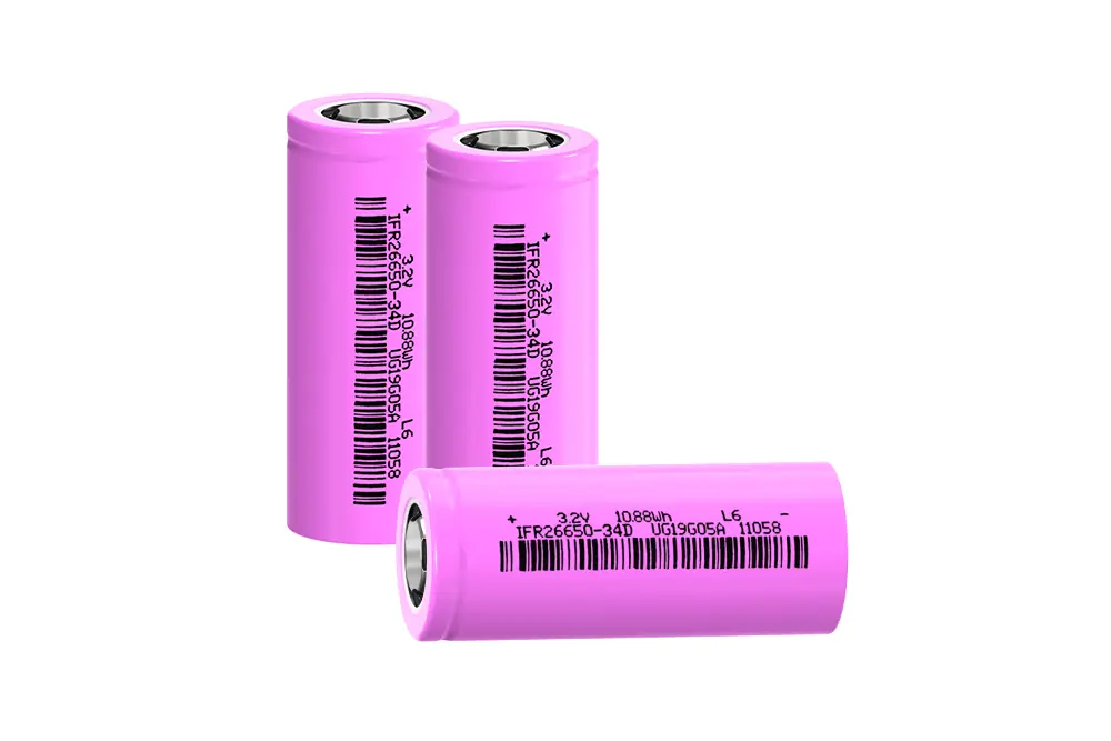 IFR26650-34D 3,400mAh wide-temperature 26650 cell